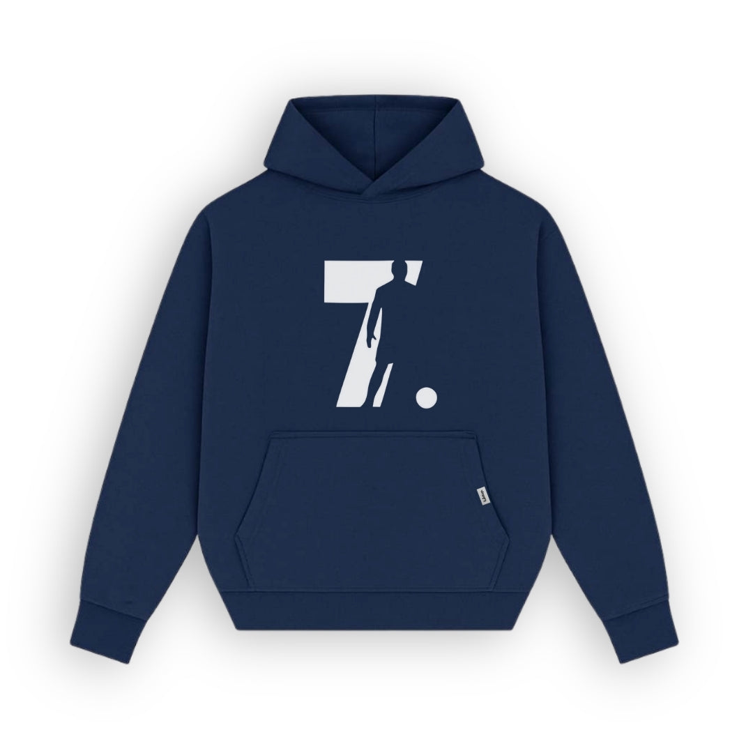 Seven Human Navy Blue Hoodie