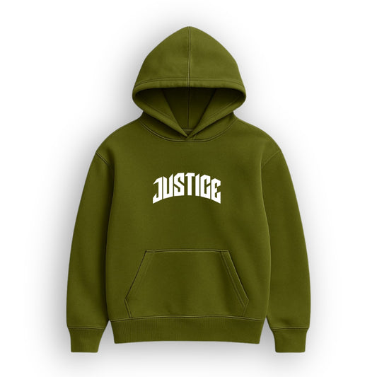 Justice Arc Olive Green Hoodie