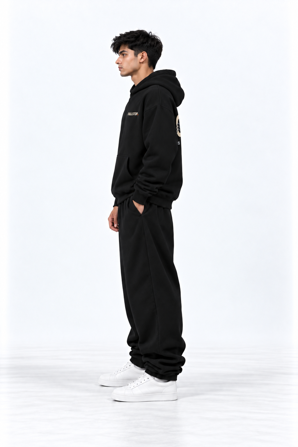 Black Quiet Hoodie
