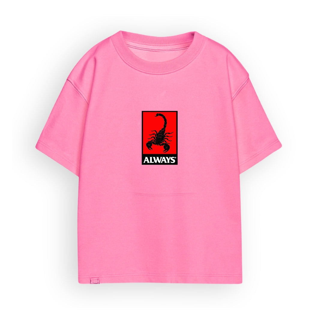 Toxic Always Pink Oversize Tee