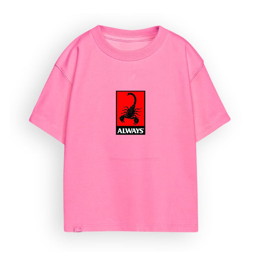 Toxic Always Pink Oversize Tee