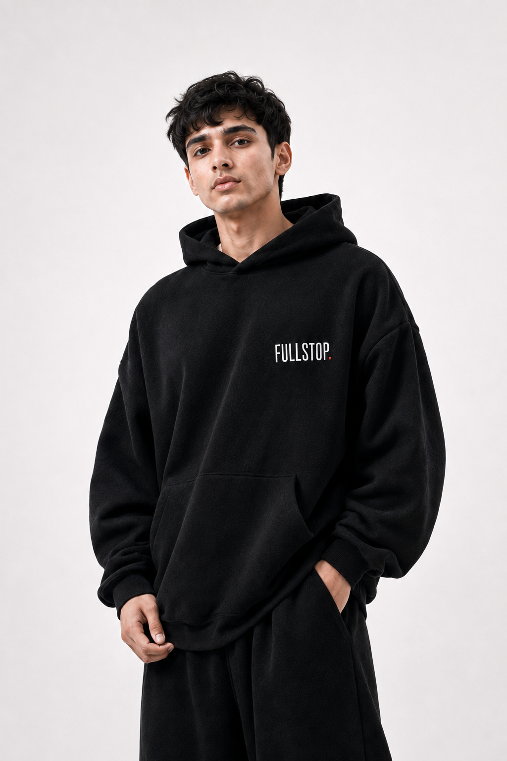 Black Pause-001 Hoodie