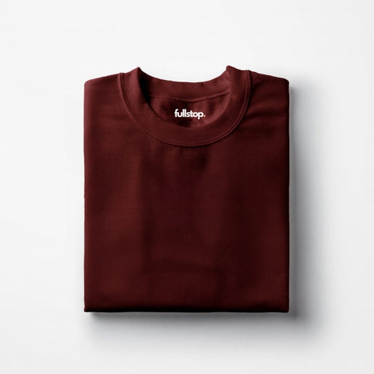 Maroon Short Sleeves T-Shirt