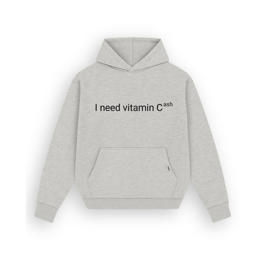 Vitamin Cash Heather Grey Hoodie