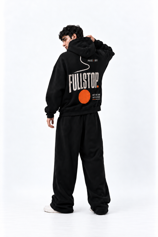 Black Pause-001 Hoodie