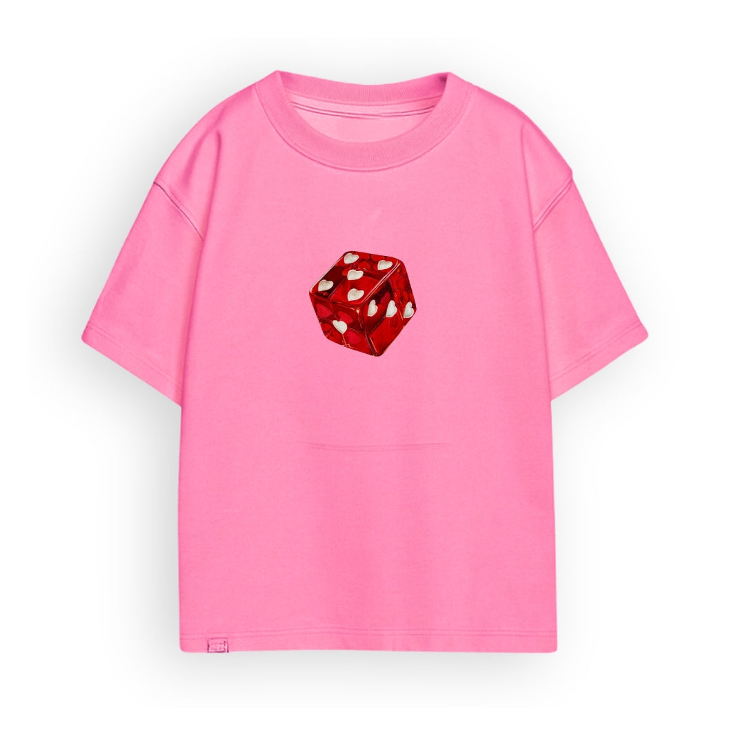 Luck Pink Oversize Tee