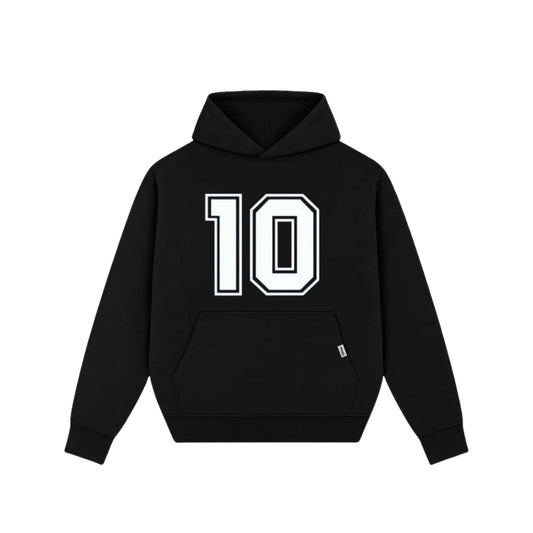 10 Black Hoodie