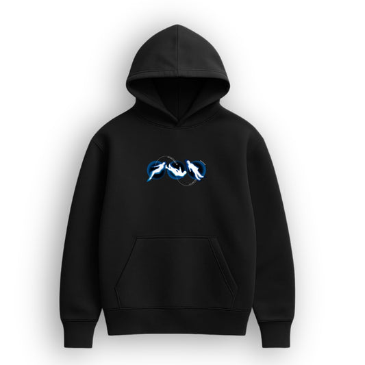 Floating Realities Black Hoodie