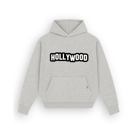 Hollywood Heather Grey Hoodie