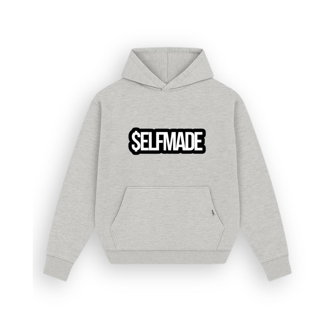 Self Made Heather Grey Hoodie