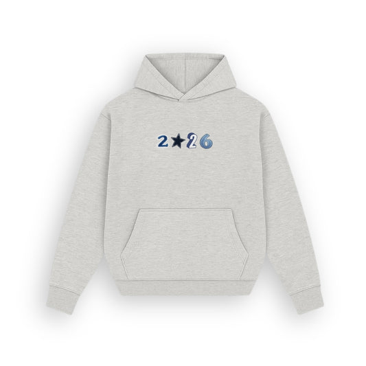 2026 Heather Grey Hoodie
