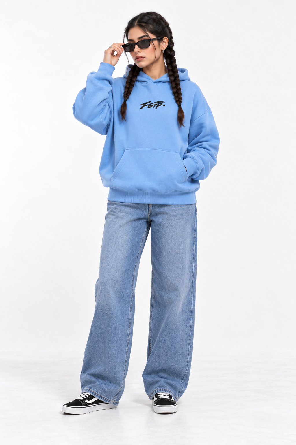 Sky Blue Essential Hoodie