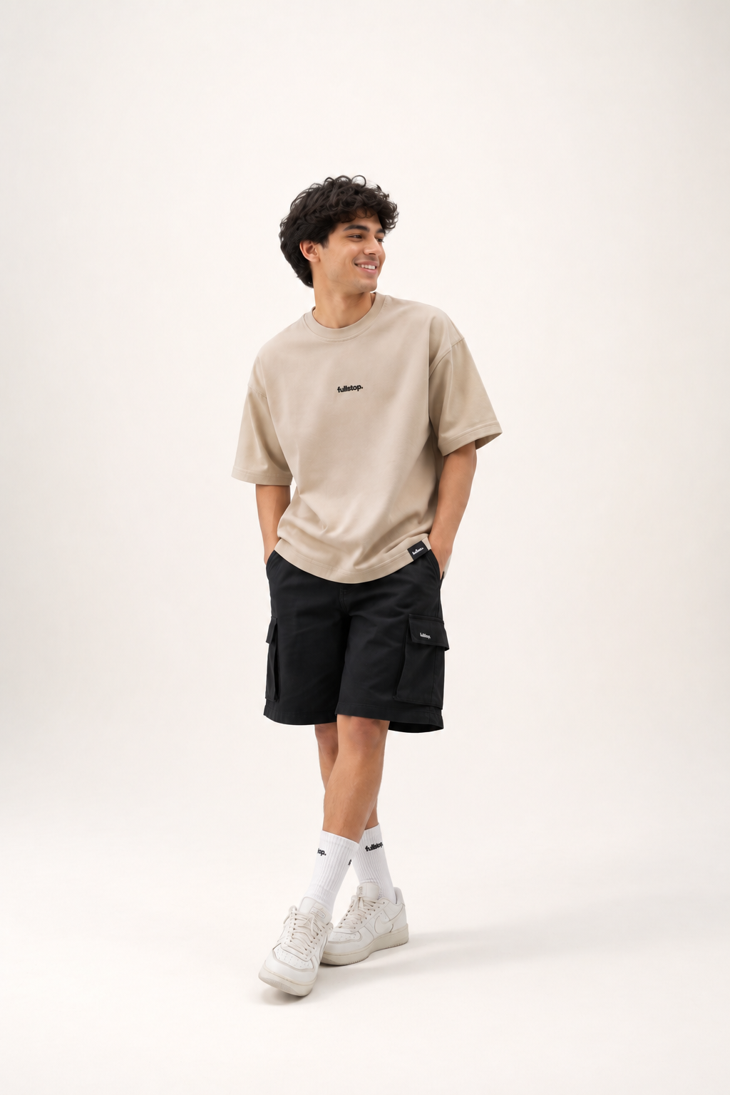 Beige Essential T.Shirt.