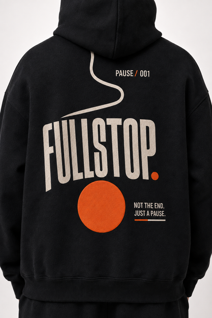 Black Pause-001 Hoodie