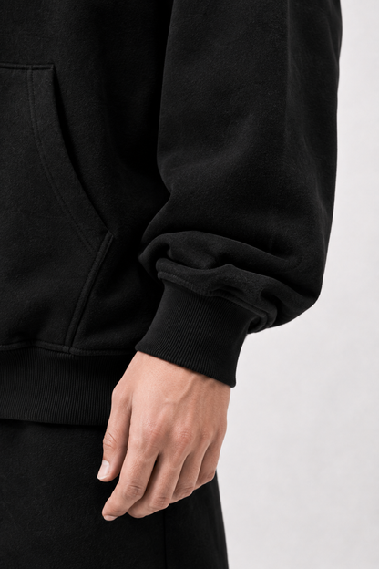 Black Pause-001 Hoodie