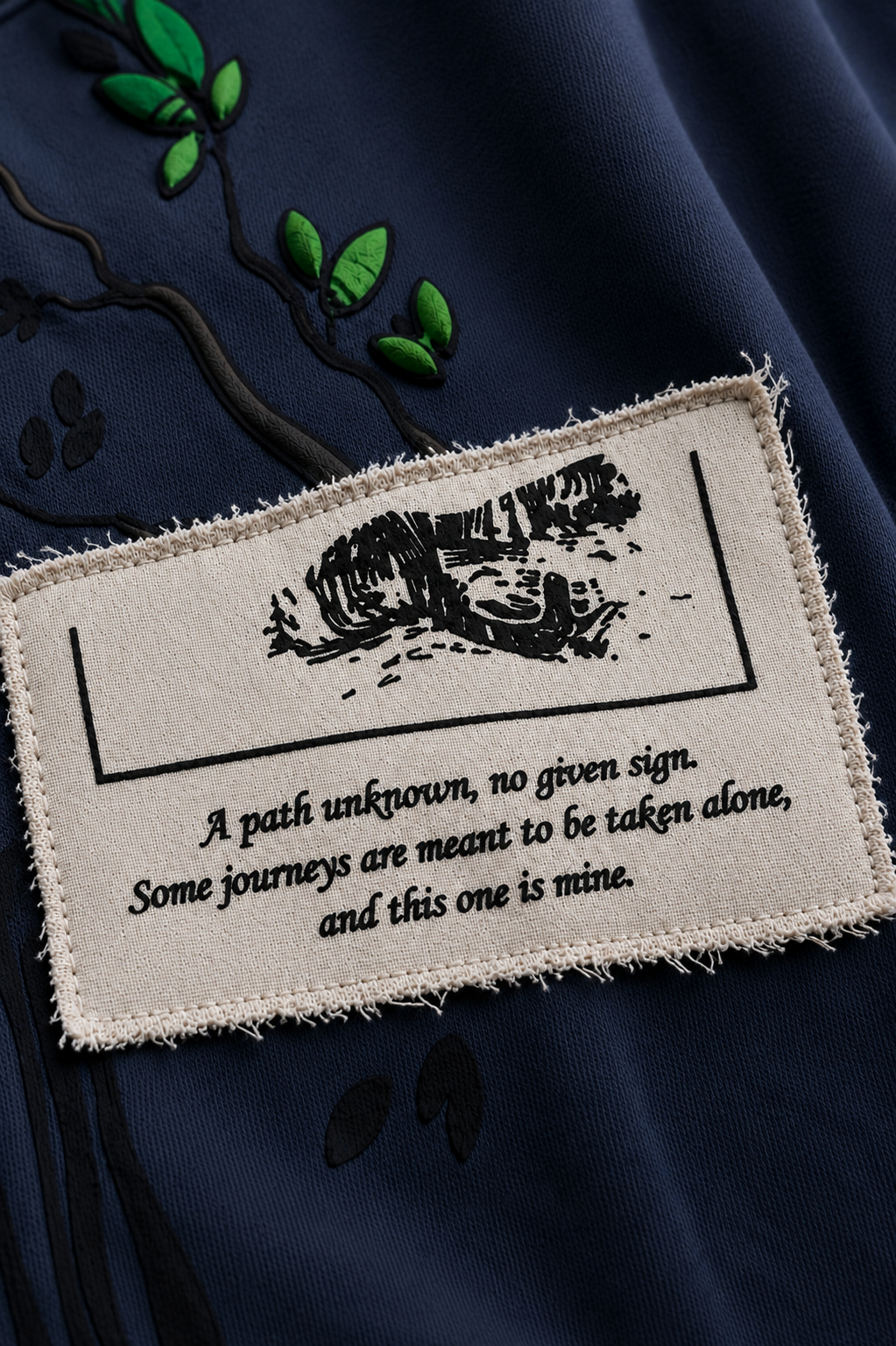 Navy Blue Mosaic T-Shirt