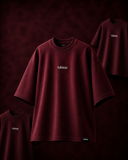 Maroon Essential T.Shirt.