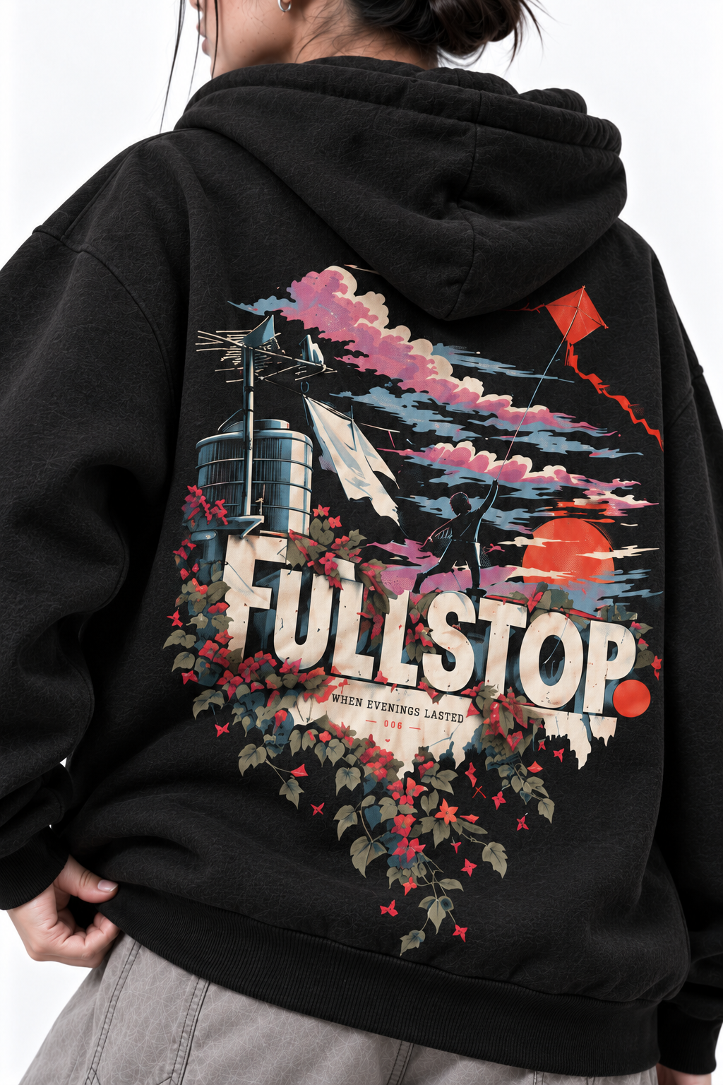 Black Evening Hoodie