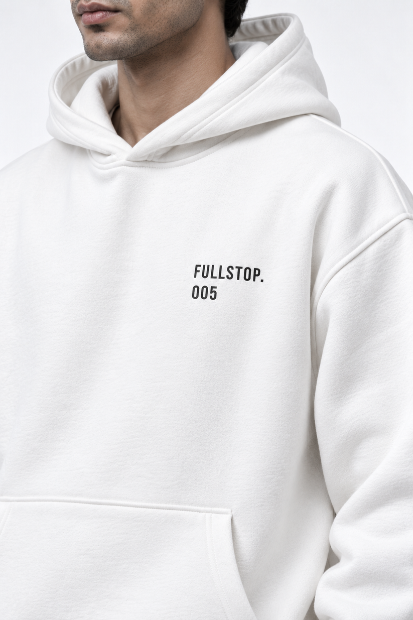 White Night Messenger Hoodie