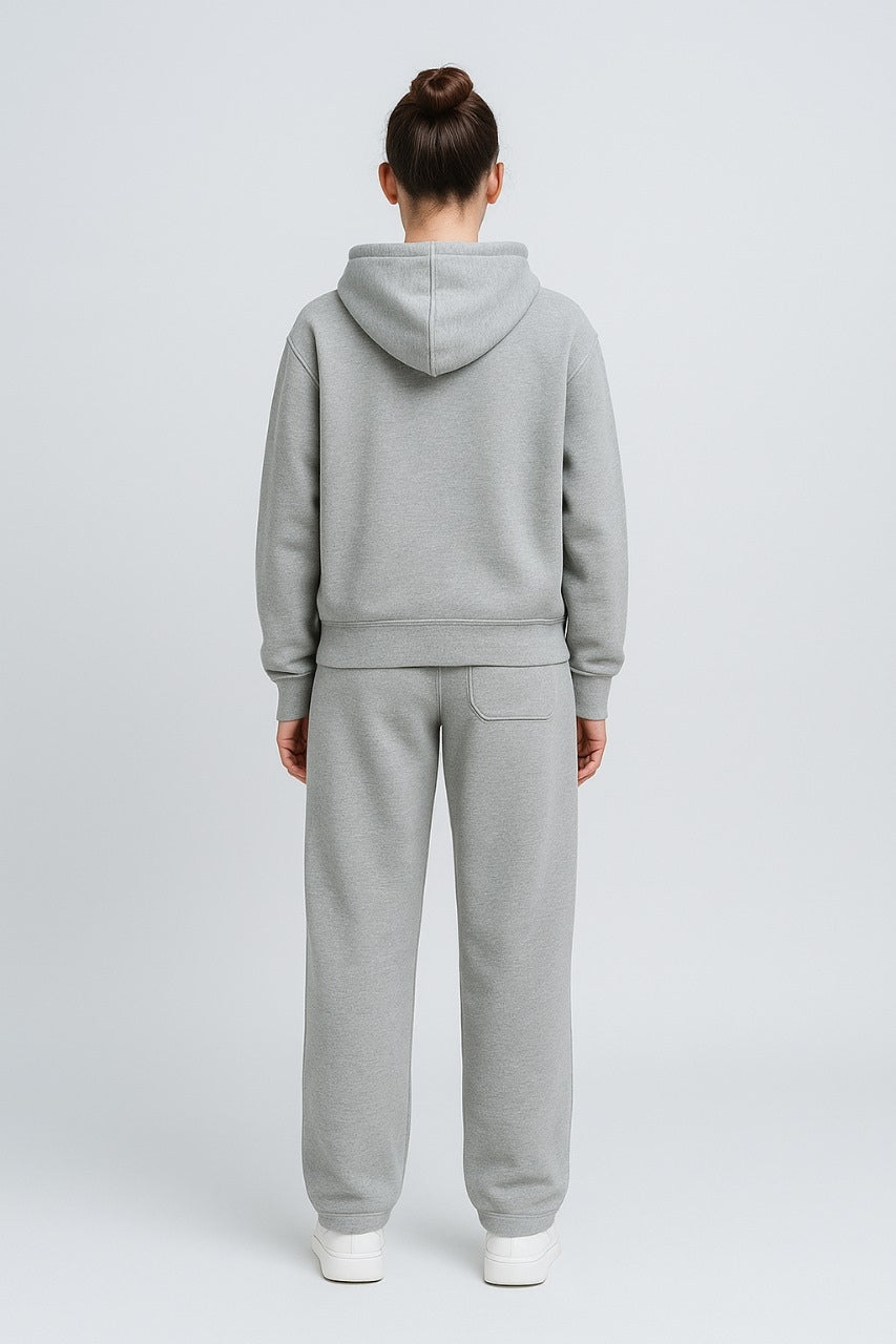 Minimal Heather Grey Co-Ord Set