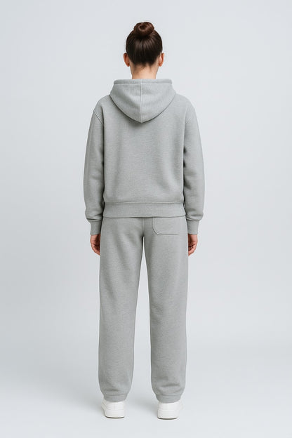 Minimal Heather Grey Co-Ord Set