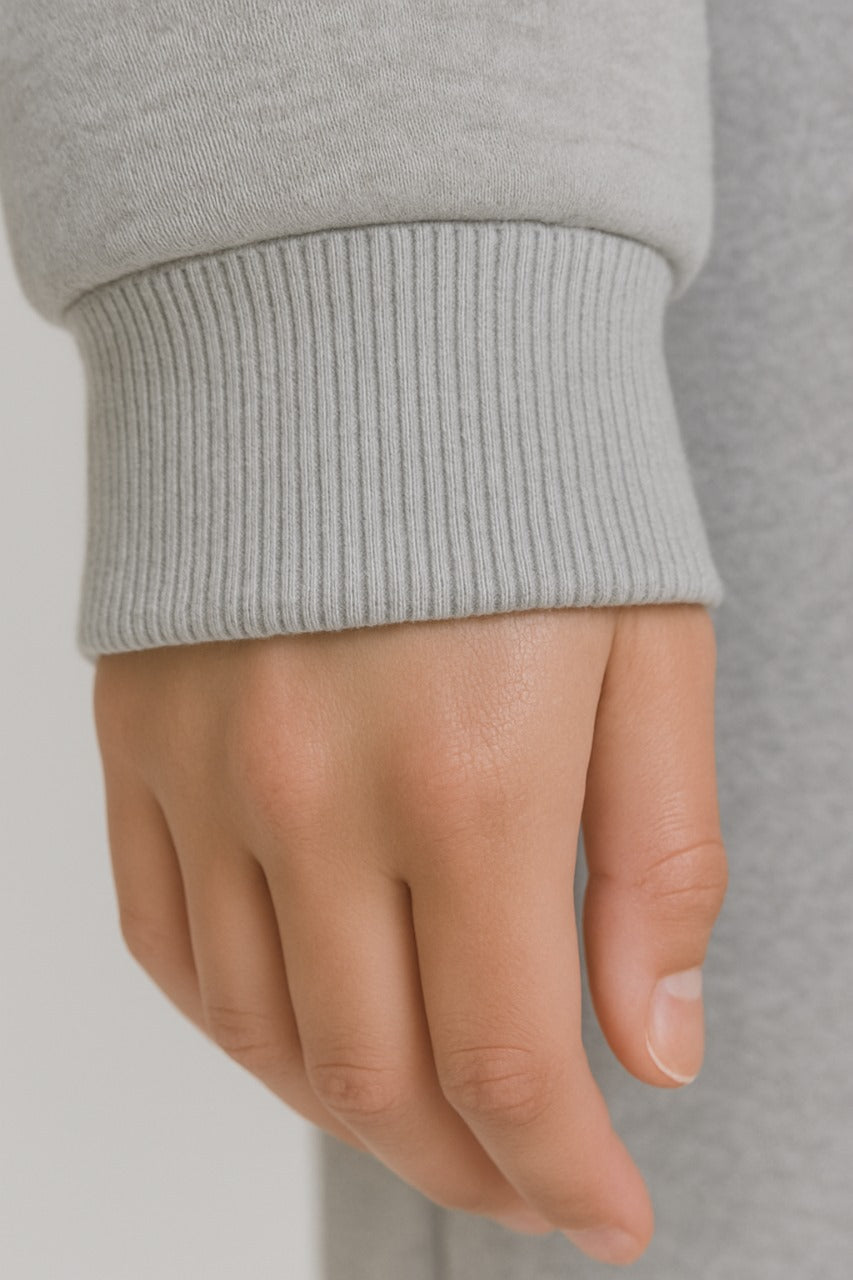 Minimal Heather Grey Co-Ord Set