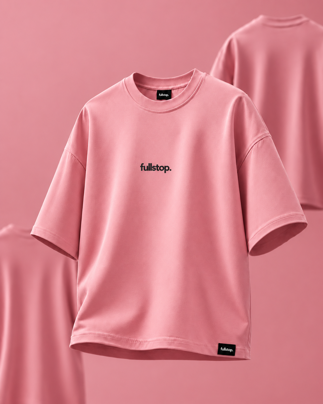 Pink Essential Oversize Tee.