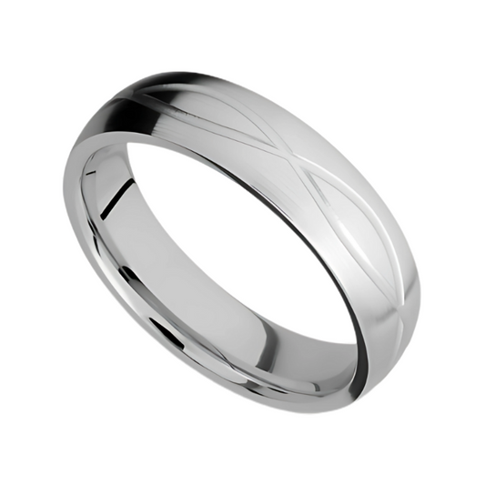 Infinity Pattern Men's Wedding Ring
