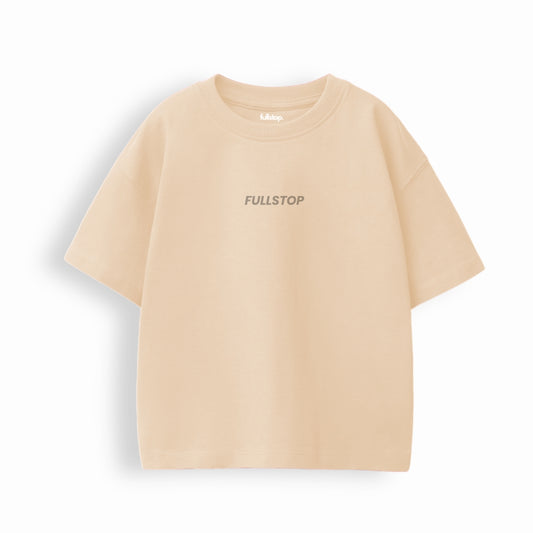 Beige Essential Oversize Tee