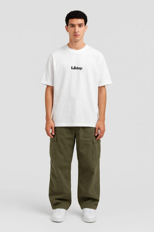 White Essential Oversize Tee