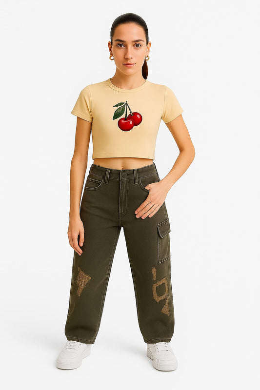 Cherry Baby Tee