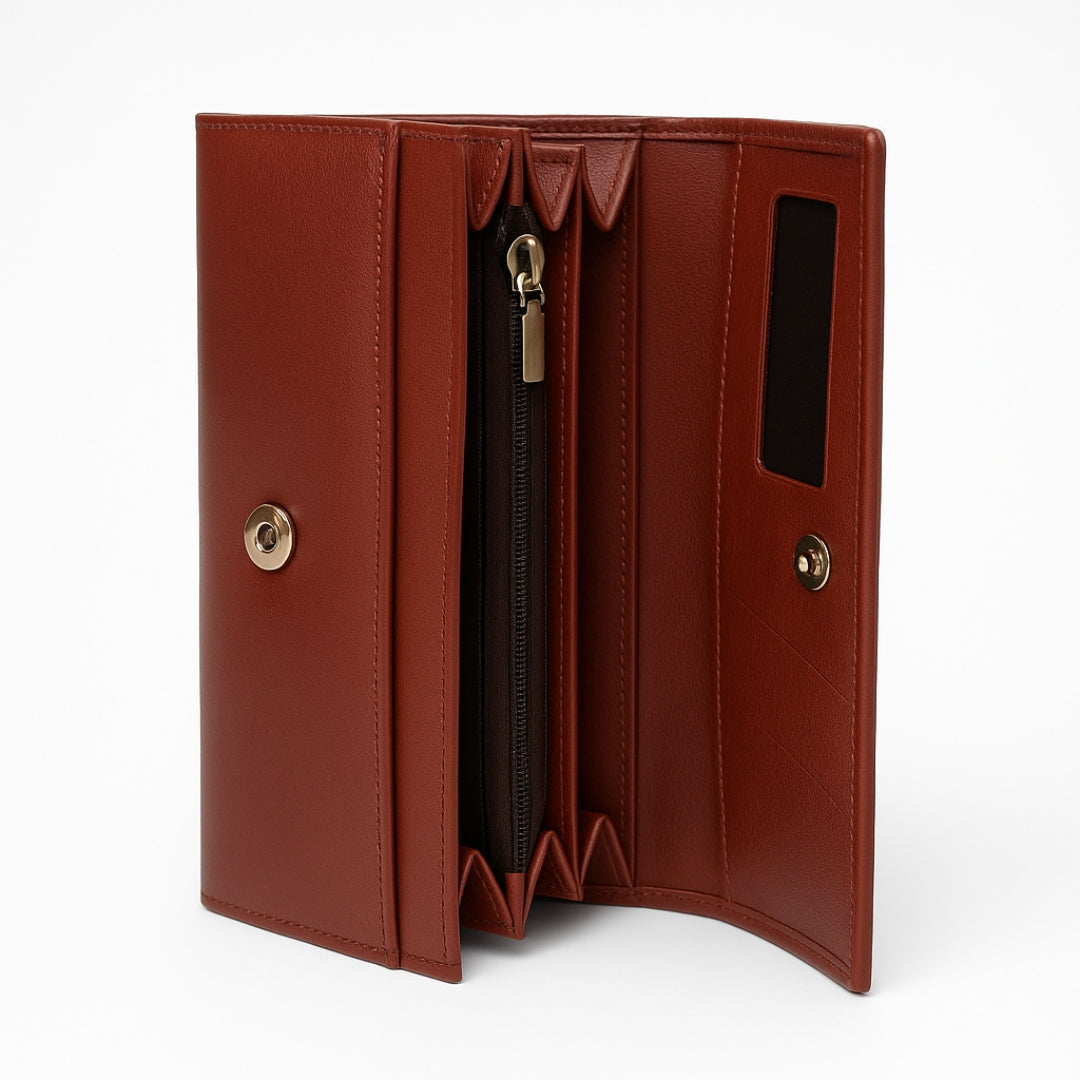 Bordeaux Luxe Leather Wallet
