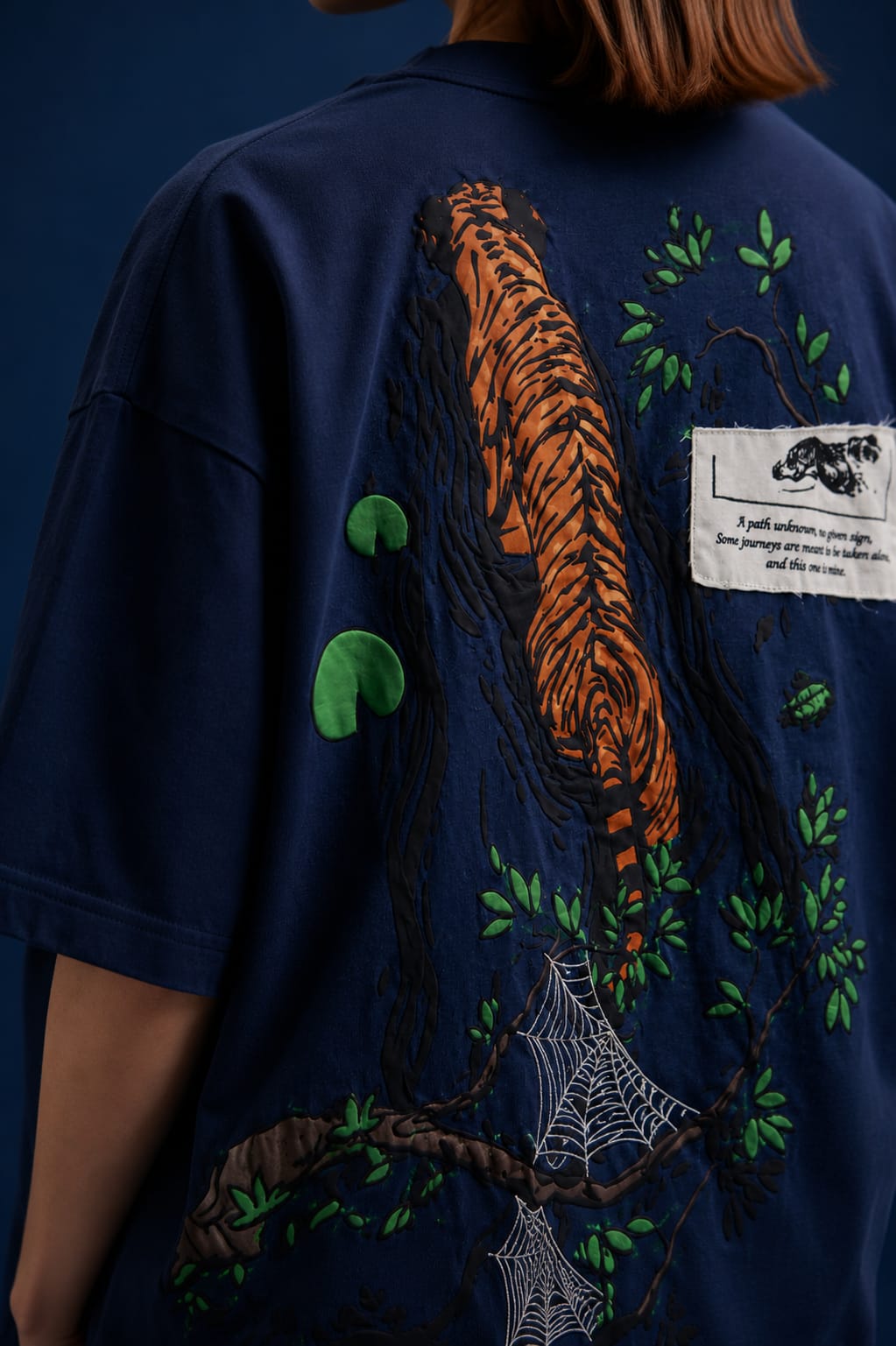 Navy Blue Mosaic T-Shirt