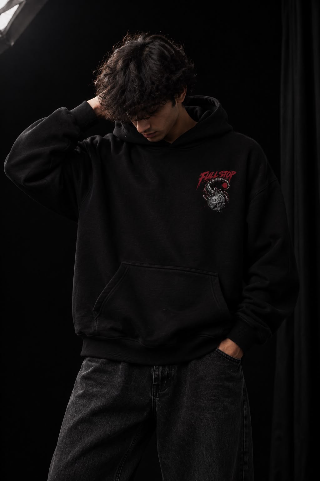 Black Zero Hour Hoodie