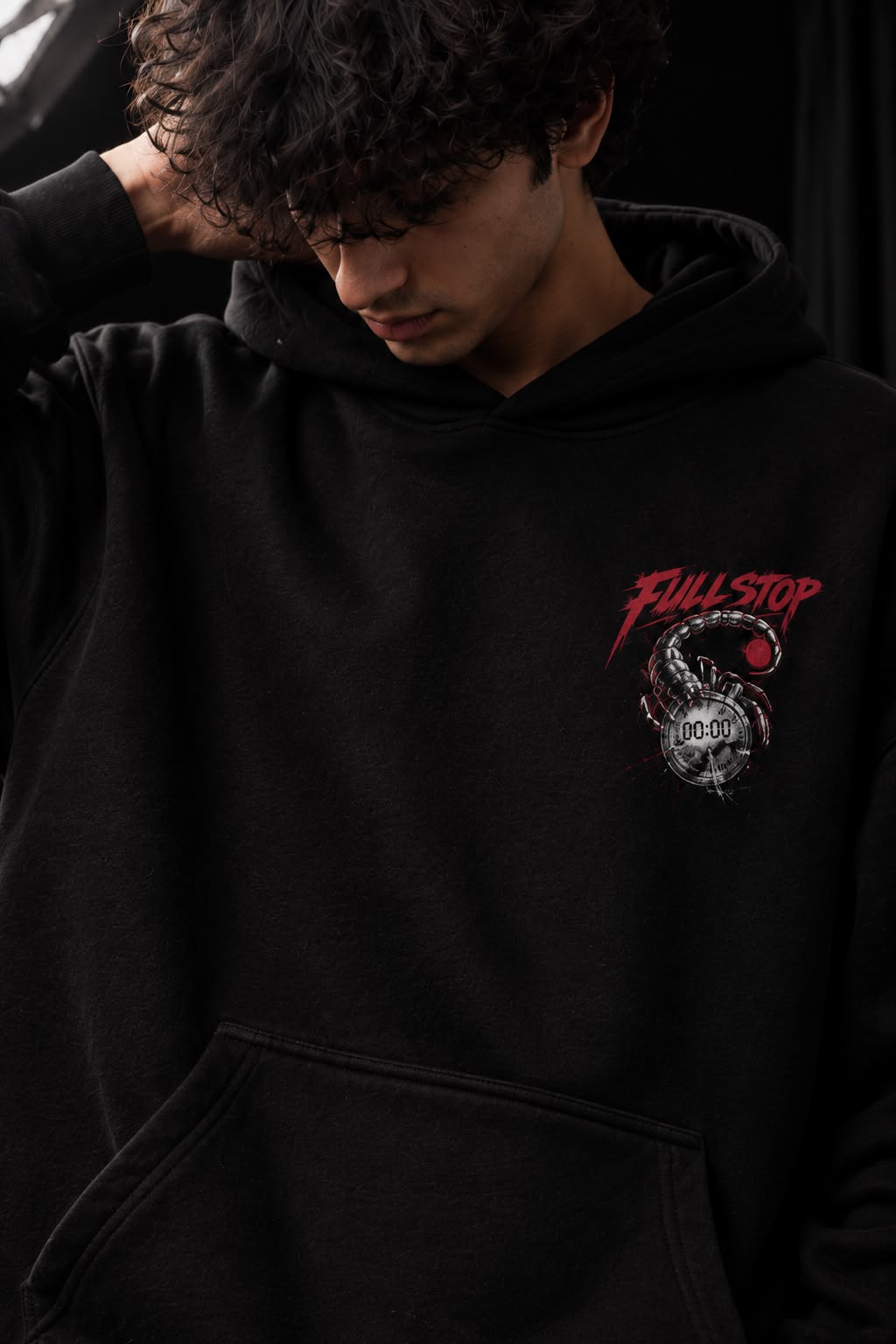 Black Zero Hour Hoodie