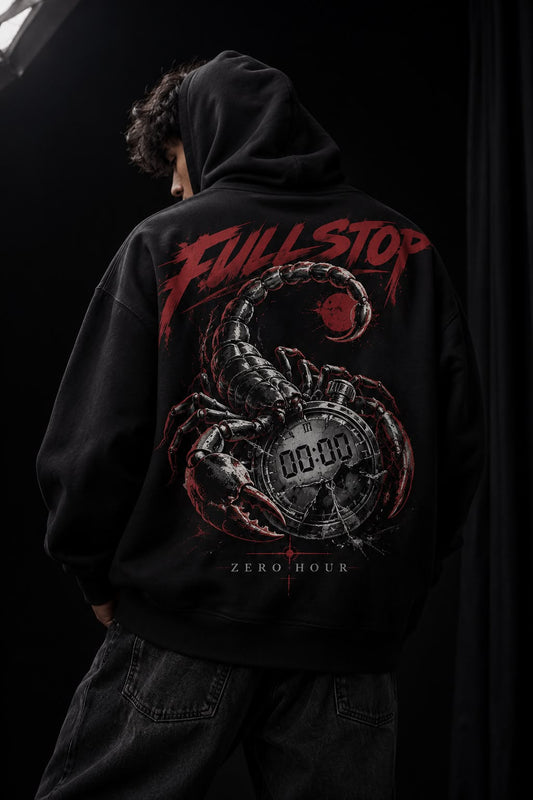 Black Zero Hour Hoodie