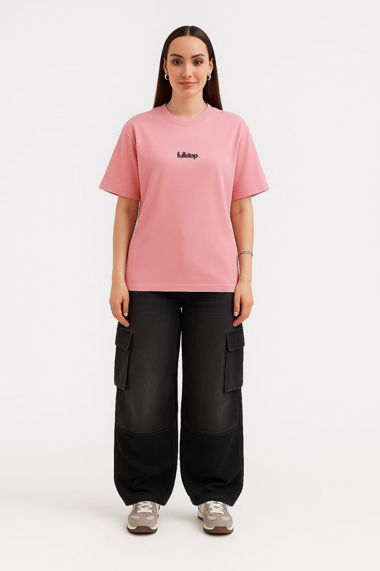 Pink Essential Oversize Tee