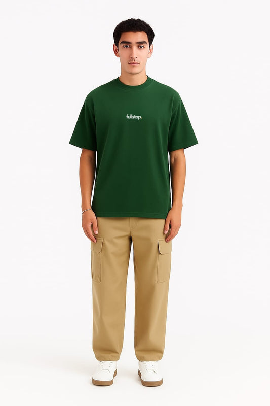 Racing Green Essential Oversize Tee