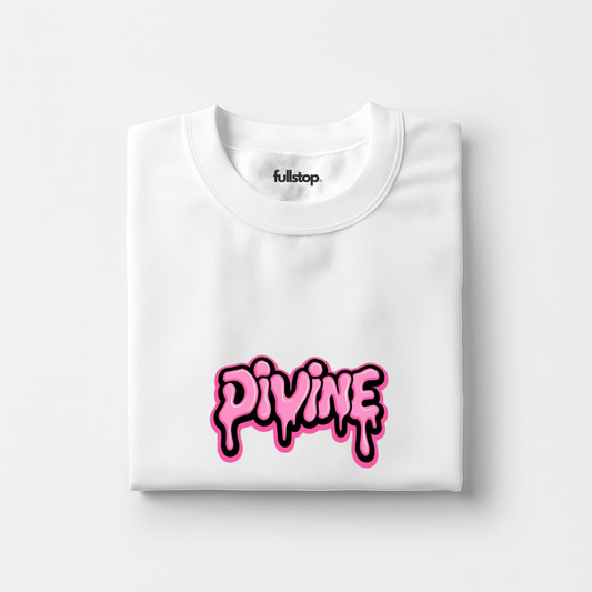 Divine White Short Sleeves T-Shirt