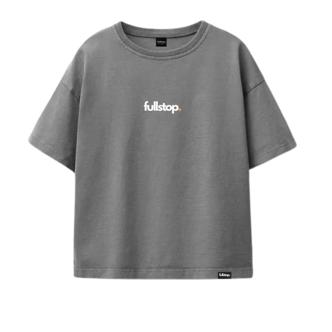 Grey Essential Oversize Tee.