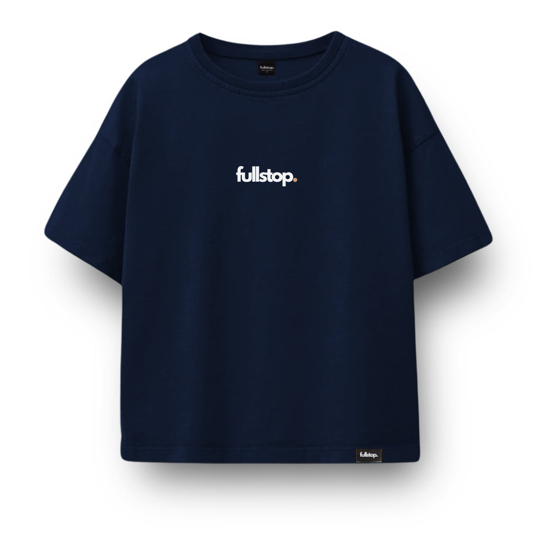 Navy Blue Essential Oversize Tee.