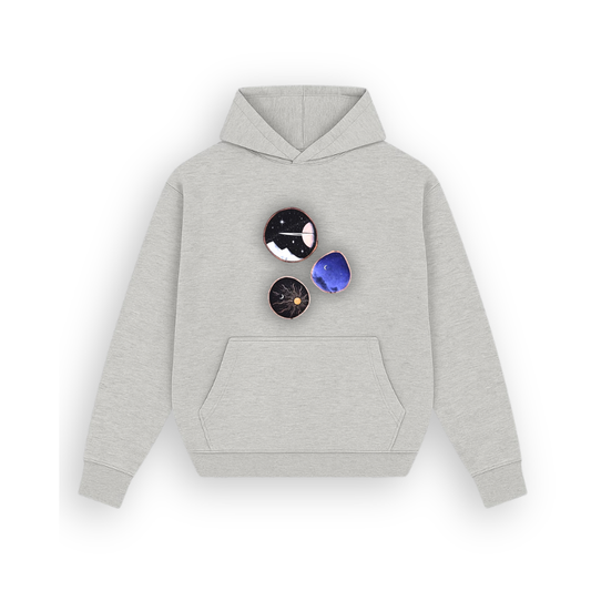 New Phase Heather Grey Hoodie