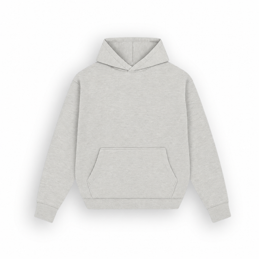 Heather Grey Essential Hoodie.