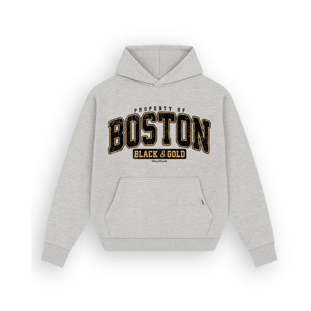 Boston Heather Grey Hoodie