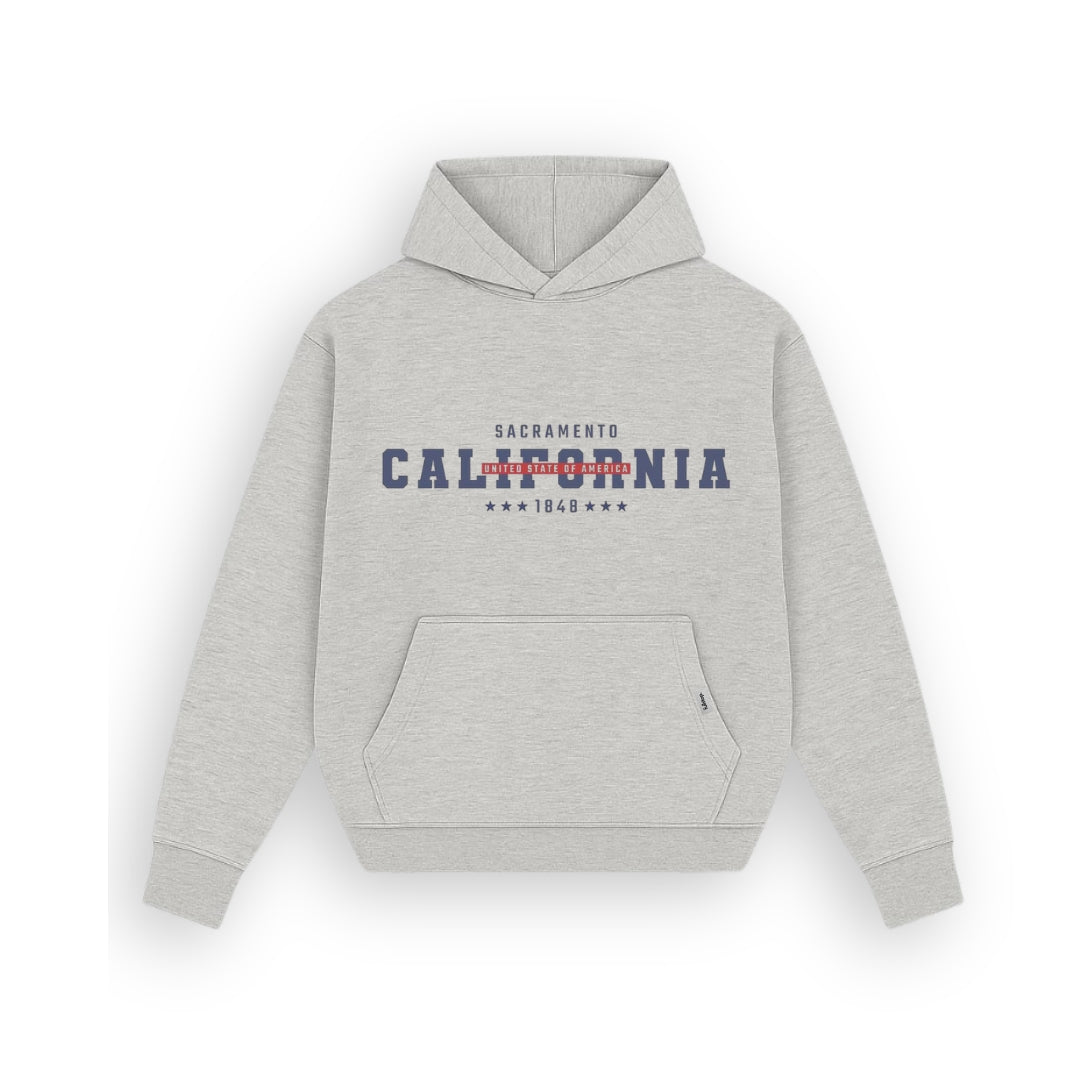 California Heather Grey Hoodie