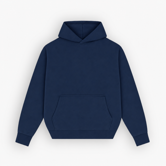 Navy Blue Essential Hoodie.